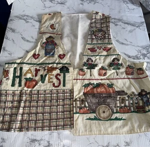 Chaleco Halloween Cosecha Otoño Años 90 Damas Hecho a Mano Espantapájaros Calabazas Maestro LEER - Imagen 1 de 6