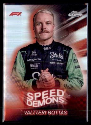 2024 Topps Chrome F1 Racing Valtteri Bottas Stake Speed Demons SD-13  - Image 1 of 2