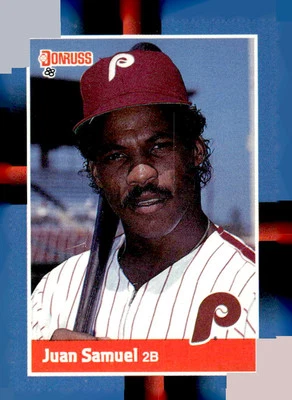 1988 Donruss #288c Juan Samuel - Image 1 of 2