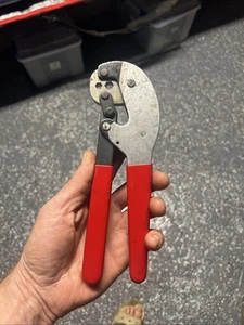 9" Lever Type Coaxial Crimp Tool Hex - Picture 1 of 5