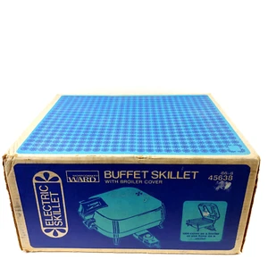 NEU in Box Vintage Ende der 1970er Montgomery Ward elektrische Buffet Pfanne 45638 - Bild 1 von 8