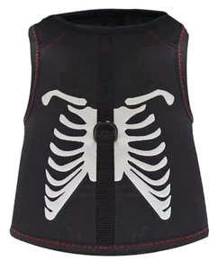 Croci Halloween harness with phosphorescent details, Tricky bones model for dogs - Bild 1 von 3