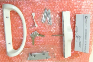 Sliding Patio Door Handle Set with Key Cylinder and Mortise Lock Full Replace... - Picture 1 of 12
