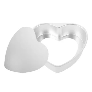 Heart Shaped Cake Pan 10" Aluminum Cheesecake Mold for Weddings & Birthdays - Picture 1 of 9