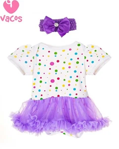 2 Pcs Reborn Doll Baby Girl Clothes Accessories Outfits for 18 to 22 Inch - Picture 1 of 4