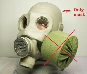 Vintage Soviet Russian USSR Military PMG Gas Mask SIZE 1, 2 - Picture 1 of 5