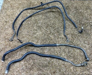VW Jetta Golf A2 Mk2 Oem Fuel Injection Line / Hose Black Set 4 - Picture 1 of 3