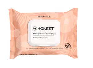Honest Beauty Fragrance Free Cleansing Makeup Remover Facial Wipes | 30 Count - Picture 1 of 8