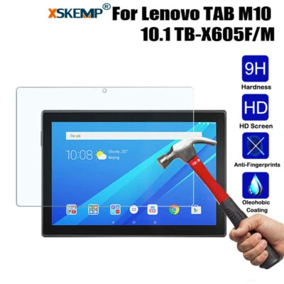 Protector de pantalla para tablet Lenovo Tab M10 FHD Rel TB-X605FC 9H de vidrio templado 2 piezas Foto 1 de 4