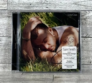 Love Goes By Sam Smith (CD, 2020, Capitol Records UK) SIGNED Cracked Case NEW - Picture 1 of 7