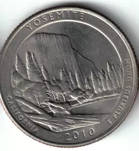 USA - 2010D - Washington ¼ $ - Yosemite - Rare - #19934 - Picture 1 of 2