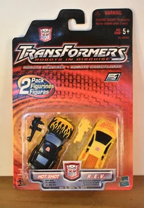 Hasbro Transformers Robots in Disguise 2-Pack HOTSHOT and REV (2001) NEW - Picture 1 of 5