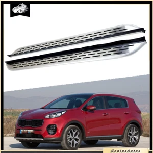 Tablas de correr peldaños laterales barras Nerf pedal apto para KIA SPORTAGE 2016-2022 - Imagen 1 de 15