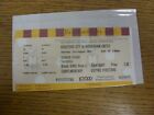 31/08/2002 Ticket: Bradford City V Rotherham United [Complimentary Visiting Dire