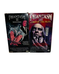 Phantasm II & III 2 3 VHS Lord Of The Dead Set Lot Tall Man Ball Cult Horror Box - Picture 1 of 9