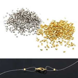 Beads Crimping Tube Accessories for Jewelry Making diy Bracelet - Picture 1 of 21