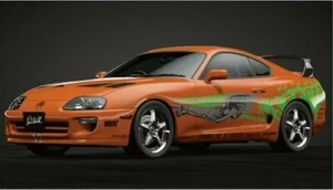 Toyota Supra Fast & the Furious Paul Walker Large Vinyl Man Cave Poster 1993 - Picture 1 of 1