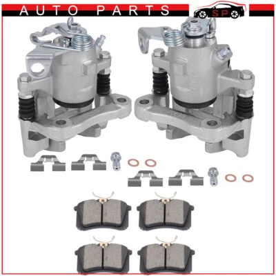 Pinzas de freno traseras con soporte/pastillas de cerámica para Audi TT Quattro 2000-2006 Foto 1 de 4