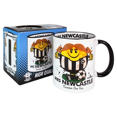 Mrs NEWCASTLE MUG. Gift Boxed Present Idea for Football Fan Woman Girl - Image 1 of 4