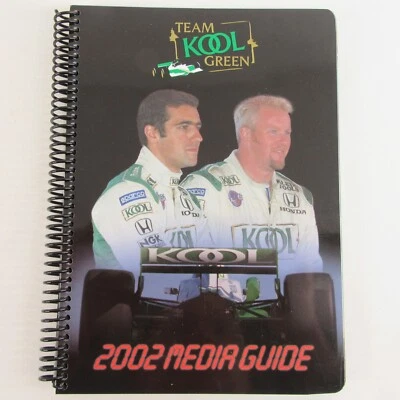 Team Kool Green 2002 Media Guide Champ Car Paul Tracy Dario Franchitti Foto 1 de 4