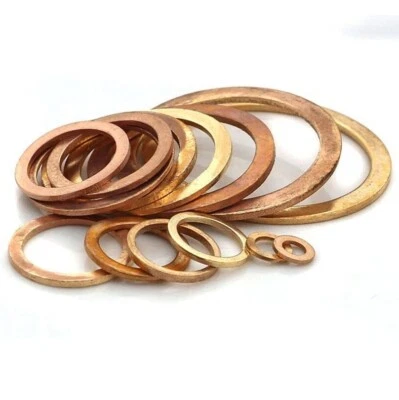 Rondella Rondelle in Rame Multiuso Alta Temperatura 900° Guarnizione Nautica - Immagine 1 di 4