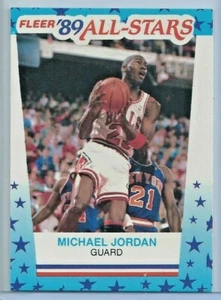 MICHAEL JORDAN (HOF) CHICAGO BULLS 1989-90 FLEER STICKER #3 MINT (#10) - Picture 1 of 2