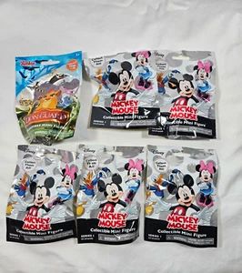 Mickey Mouse Series 1, Lion Guard Series 2 Just Play Blind Bags Lot of 6 Figures - Picture 1 of 5