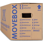 10 Profi Umzugskartons Umzug Karton 2-wellig 40kg Umzugskisten Movebox Midori-Eu
