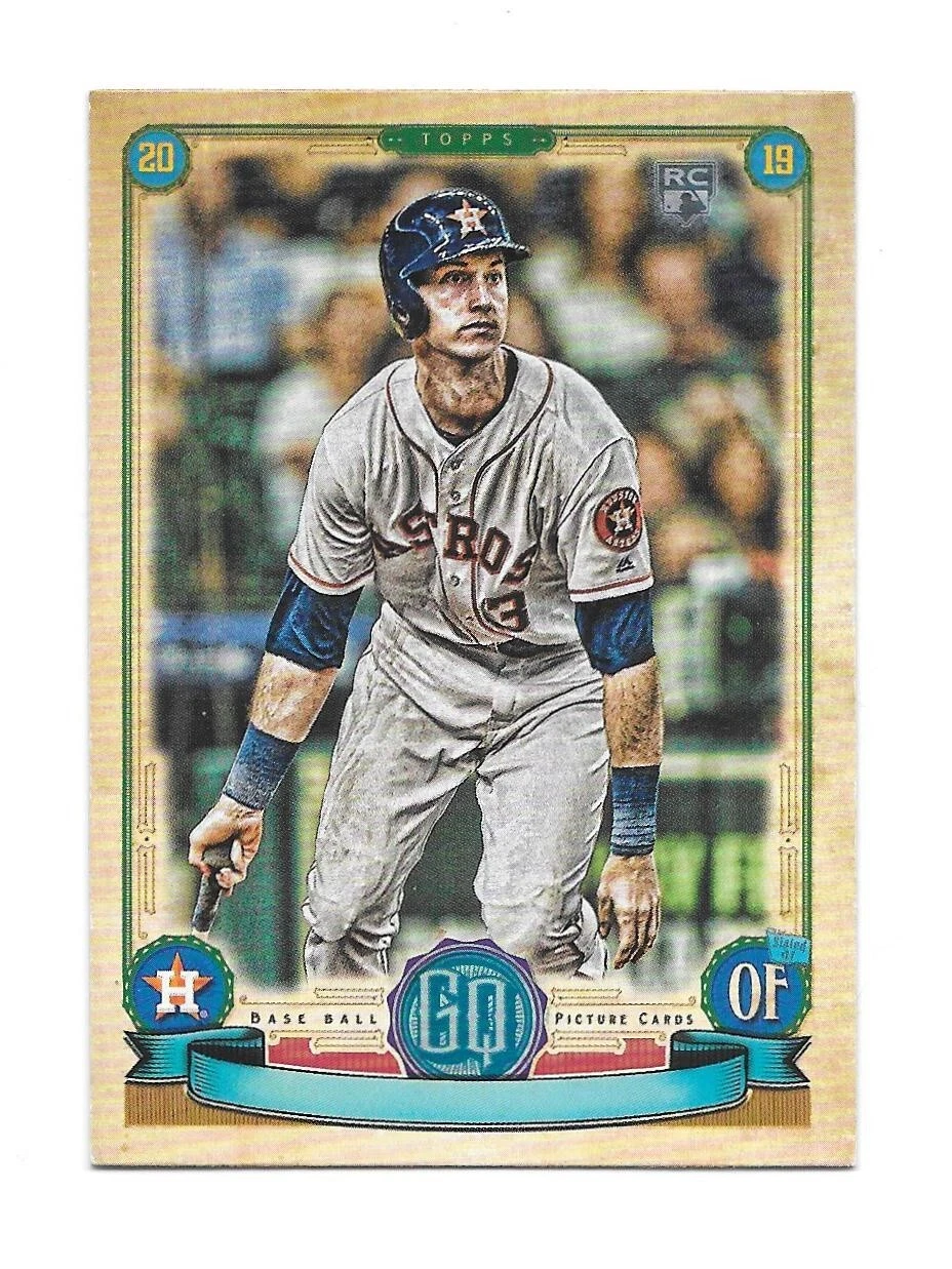 KYLE TUCKER RC  2019 Topps Gypsy Queen MISSING NAMEPLATE  - ASTROS - #225
