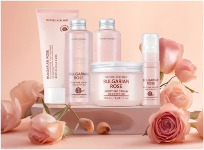 Nature Republic Bulgarian Rose Skin Care Special Set Anti-Wrinkles Elasticity - Image 1 of 4