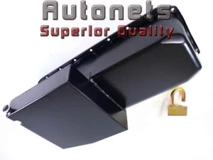 55-79 SBC Chevy 6qt Circle Track Black Oil Pan + HV Pickup Dirt 350 IMCA Claimer - Picture 1 of 1