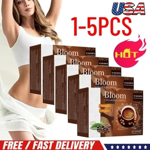 1-5 Stück Nugen Bloom Kollagen Kaffee reiner Bio Kaffee kalorienarm HEISS - Bild 1 von 18