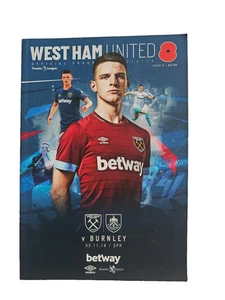 WEST HAM UNITED v BURNLEY 3/11/18 (2018/19) SEASON PREMIER LEAGUE - Picture 1 of 2