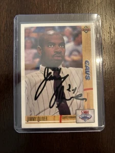 1991-92 Upper Deck - Draft Pick Jimmy Oliver #19 (RC) IP Autograph - Picture 1 of 2