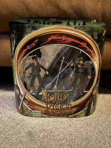 Twin Pack Lord of the Rings Fellowship Of The Ring -Frodo Baggins+Samwise Gamgee - Picture 1 of 2