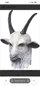 Goat Mask Suicide Squad Movie Fancy Dress Up Halloween Adult Costume Accessory - Picture 1 of 1