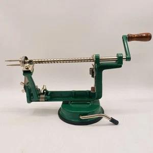 Vintage Apple Potato Peeler Hand Crank Cast Iron Peels, Slices and Cores CLEAN - Picture 1 of 5
