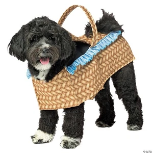 Rasta Imposta Doggie in a Basket Dog Costume - SM - Picture 1 of 1