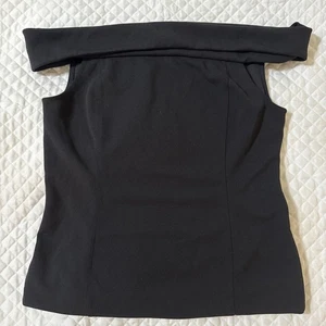 Top Club Monaco Negro Cuello Barco Sin Mangas Talla Pequeña Elástico - Imagen 1 de 5