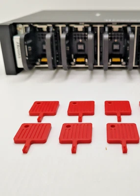 Synology NAS Drive Bay Key For D5, D6, D8, D9, R6, X9, R8 DS181  RED - Set of 6 - Image 1 of 4