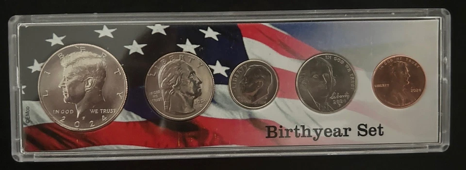 2024 Birth Year Set 5 Bright Uncirculated Coins FREE SHIPPING - Image 1 of 1