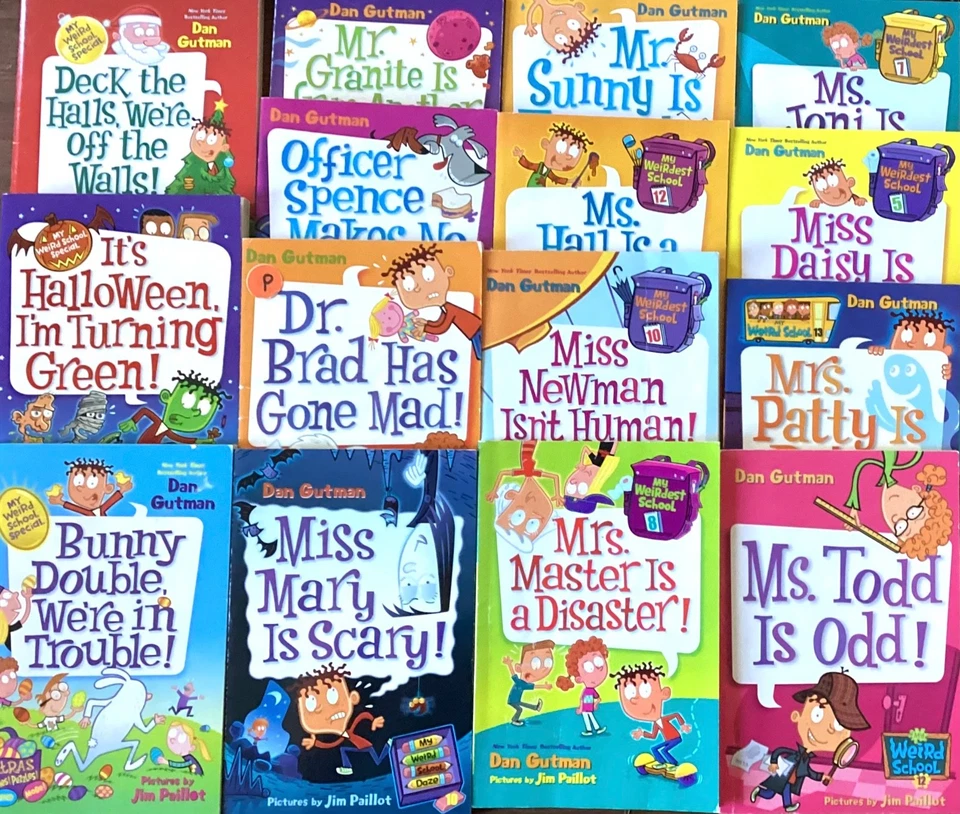 15 lot My Weird School books by Dan Gutman; includes specials, games, activities - Image 1 of 1