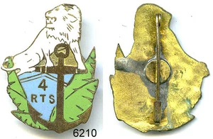 6210 - TROUPES COLONIALES - 4e R.T.S - Bild 1 von 1