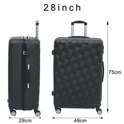 Large Lightweight Suitcase 28" Hard Shell 4 Spinner Wheel Checked In Luggage - Image 1 of 4