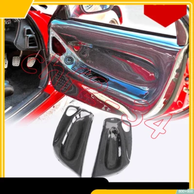 Paneles de puerta interiores de fibra de carbono real RHD 1992-1997 molduras para Mazda RX7 FD3S Foto 1 de 4