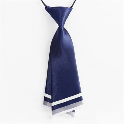 Japanese Women Girls Cute Tie Satin Pre-tied Necktie Uniform Preppy Tie Decor  - Image 1 of 4