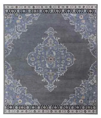 Bryson Indigo Handmade Traditional Oriental Style 100% Woolen Area Rugs & Carpet - Image 1 of 4
