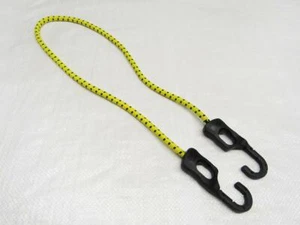 8MM x 780MM Yellow Elastic Shock Cord With Hooks - Securing Tie Down Tarpaulin - Picture 1 of 1