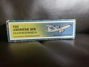Vintage  “The American Ace Harmonica” In Box FREE SHIPPING With Original Papers - Picture 1 of 4