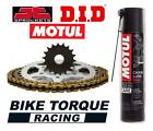 DID JT Chain and Sprocket Kit and Lube to fit Honda VTR1000 SP 2000-2002
